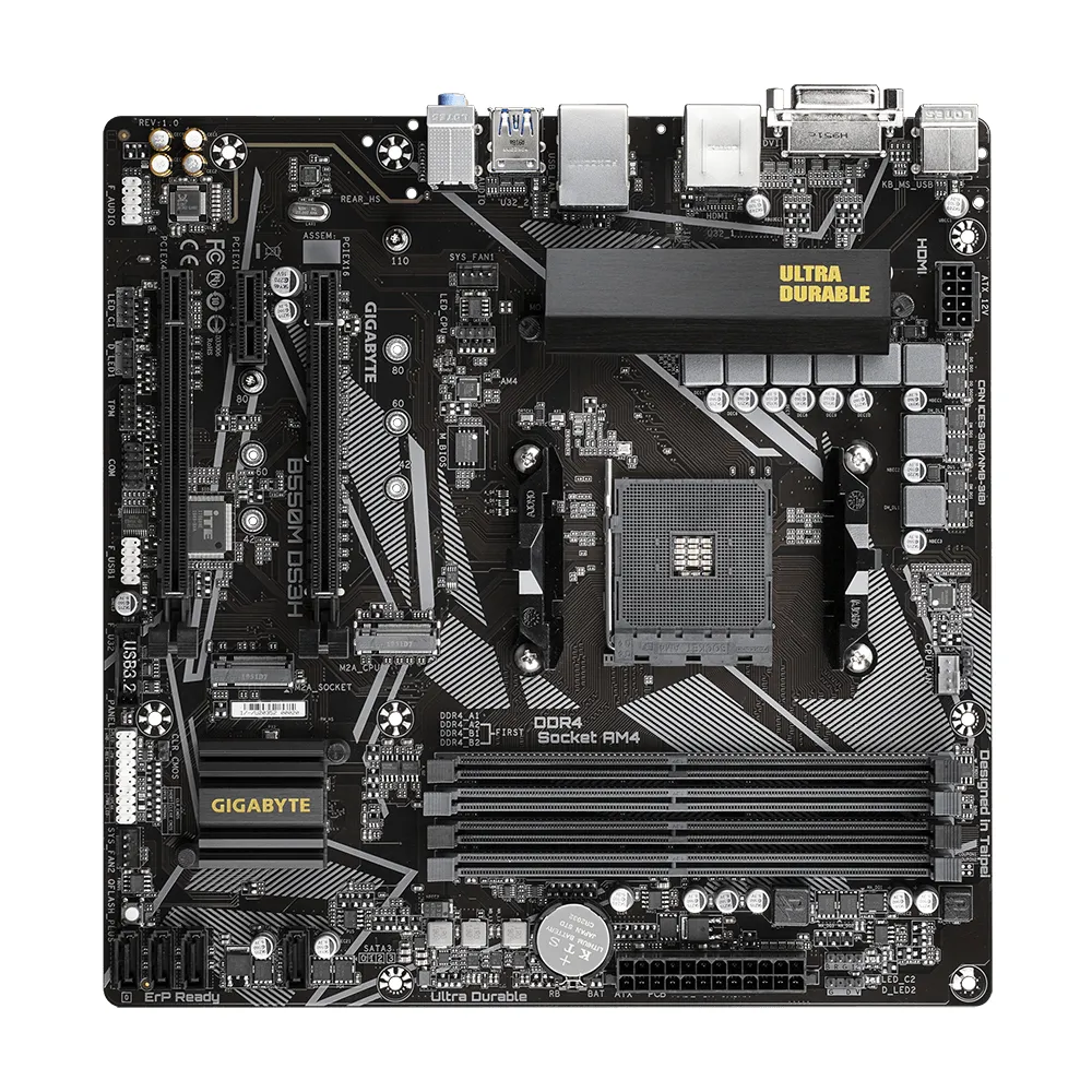 GIGABYTE B550M DS3H scheda madre AMD B550 Socket AM4 micro ATX