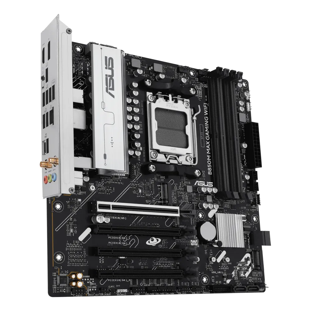 Asus B850M MAX Gaming WiFi Motherboard Micro-ATX AMD AM5
