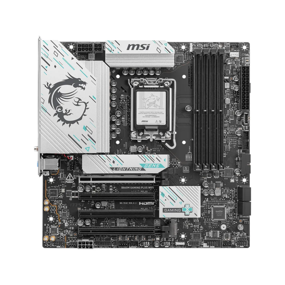 MSI B860M Gaming Plus Wi-Fi Intel B860 4*DDR5 3*M.2 4*SataIII sk1851 HDMI/DisplayPort mATX