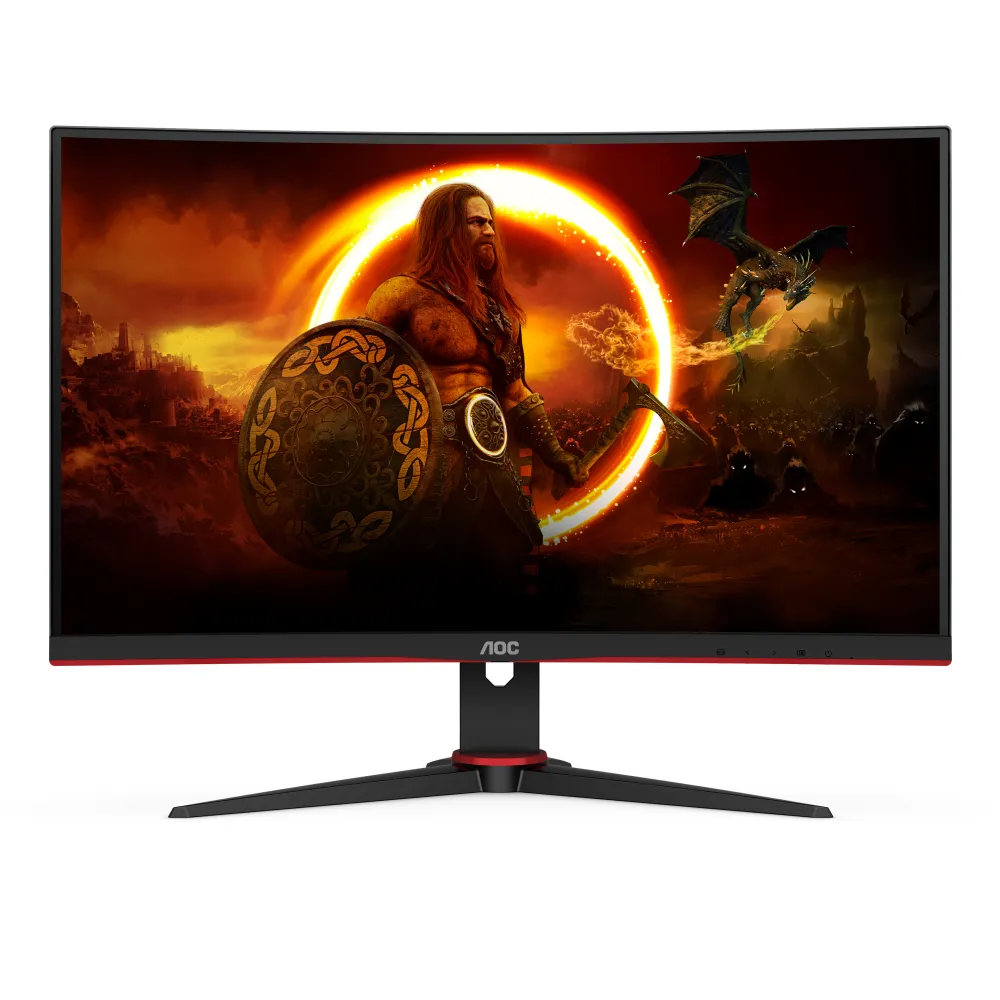 AOC G2 C27G2ZE/BK Monitor PC 68,6 cm (27") 1920 x 1080 Pixel Full HD LED Nero, Rosso