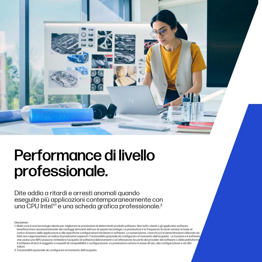 Notebook HP ZBook 8 G1i Wolf Pro Security Edition AI Workstation Mobile, Display (16") WUXGA, Cpu Intel Core Ultra 7 255H, Ram 32 GB, SSD 1 TB, Gpu NVIDIA RTX 500 Ada, Windows 11 Pro