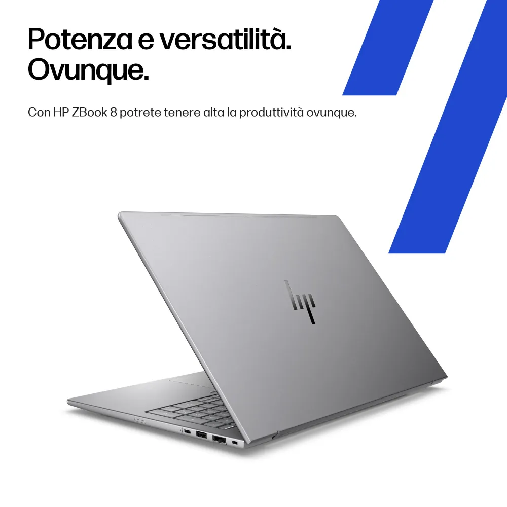 Notebook HP ZBook 8 G1i Wolf Pro Security Edition AI Workstation Mobile Display (14") WUXGA, Cpu Intel Core Ultra 7 255H, Ram 32 GB, SSD 1 TB, Gpu NVIDIA RTX 500 Ada, Windows 11 Pro