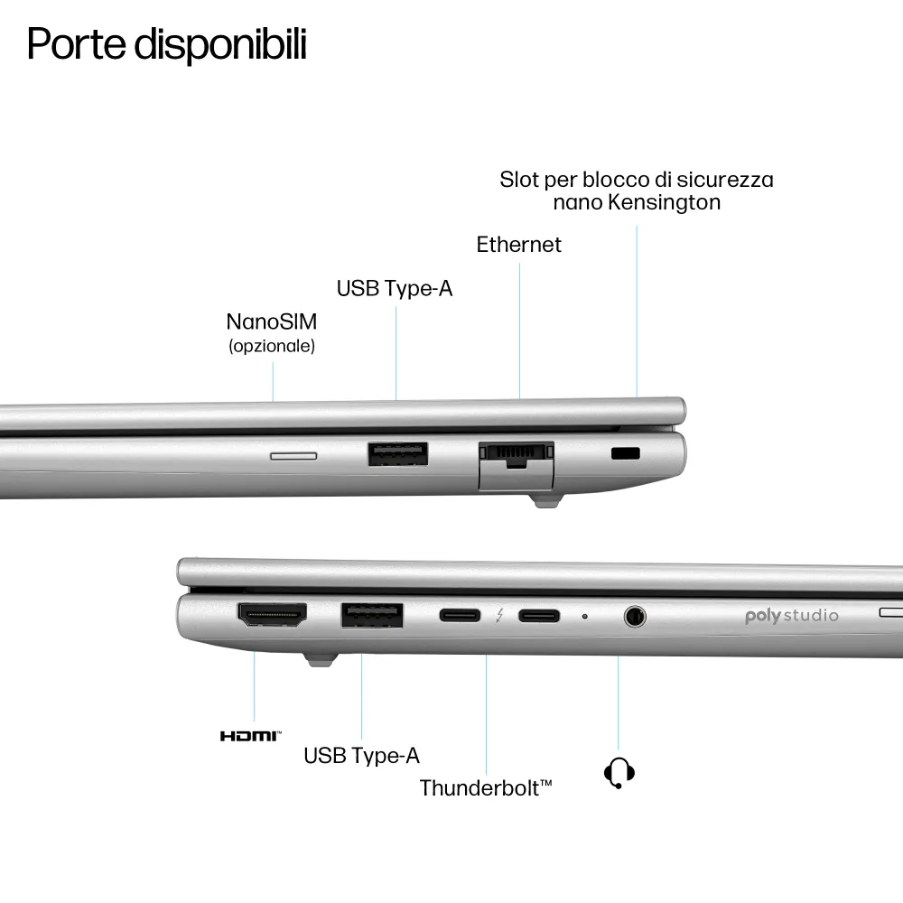 HP EliteBook 6 G1i - 16" WUXGA, Core Ultra 7 265U, 16GB RAM, 512GB SSD, Windows 11 Pro