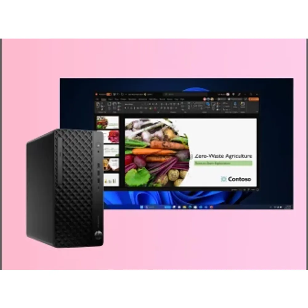 HP Pro SFF 4 G1i AI - Intel Core Ultra 7 265, 16GB RAM, 512GB SSD, Windows 11 Pro
