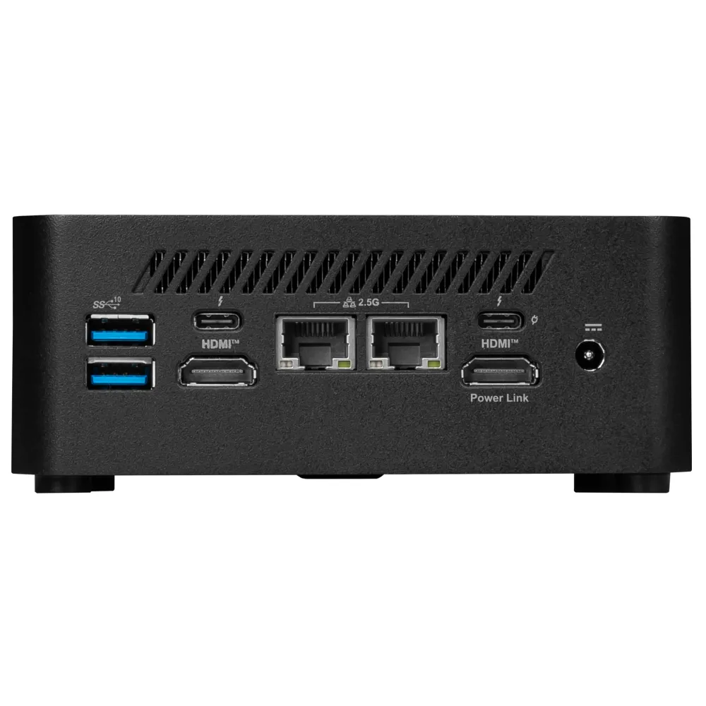 MSI Cubi NUC 1M-028IT Intel Core 3 100U 8 GB DDR5-SDRAM 512 GB SSD Windows 11 Pro Mini PC Nero