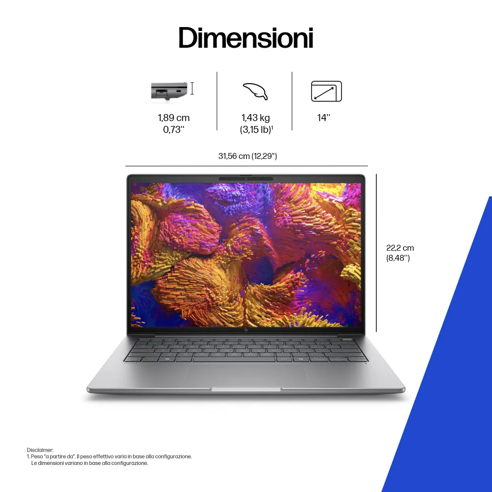 HP ZBook Power 14 G11 - 14" WUXGA, Ryzen AI 7 PRO 350, 32GB RAM, 1TB SSD, Windows 11 Pro