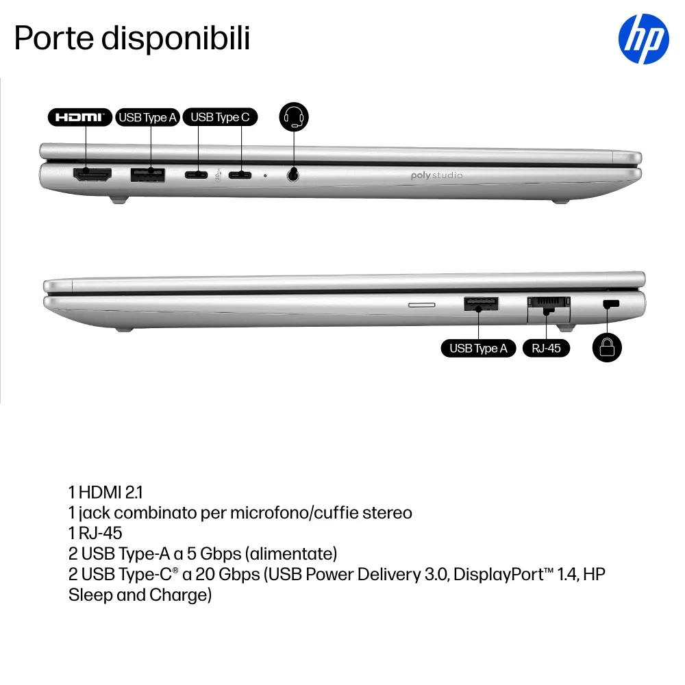 HP ProBook 440 G11 - 14" WUXGA, Core Ultra 5 225U, 16GB RAM, 512GB SSD, Windows 11 Pro