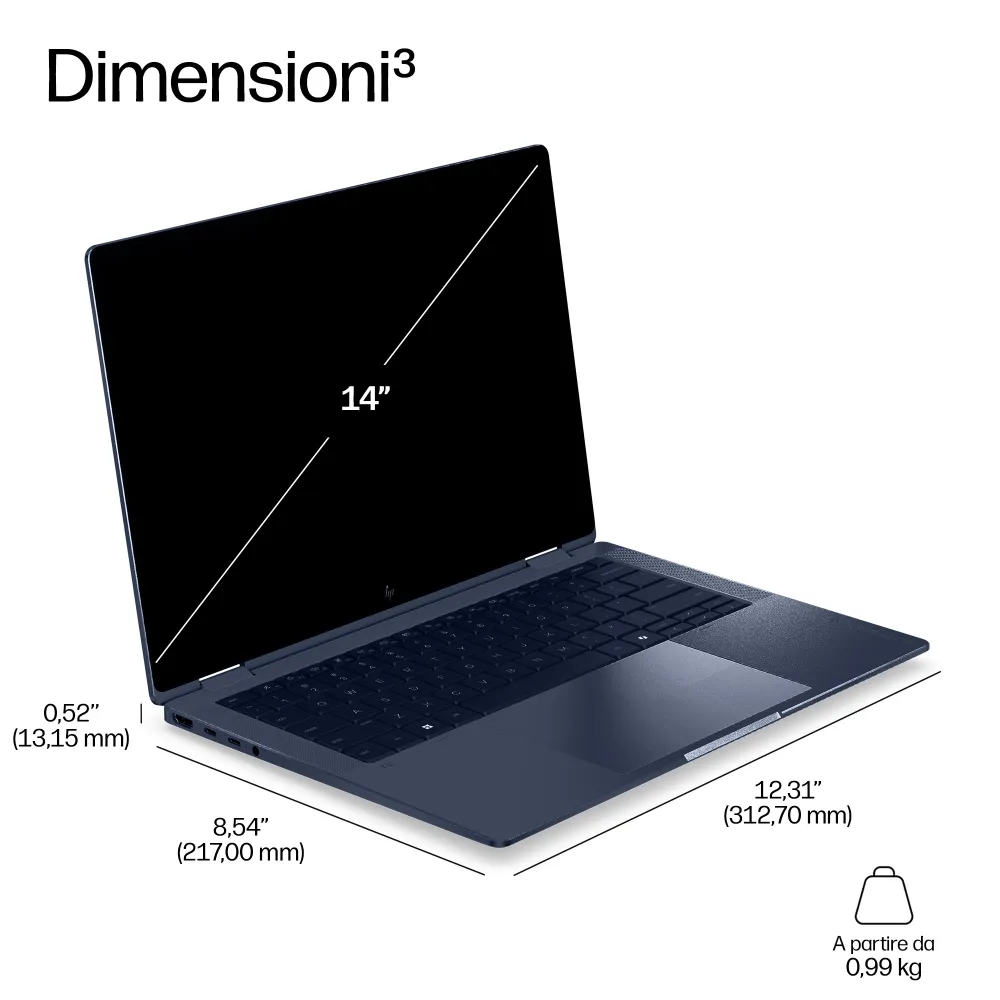 HP EliteBook X G2i - 14" OLED 3K, Core Ultra X7 358H, 32GB RAM, 1TB SSD, Windows 11 Pro