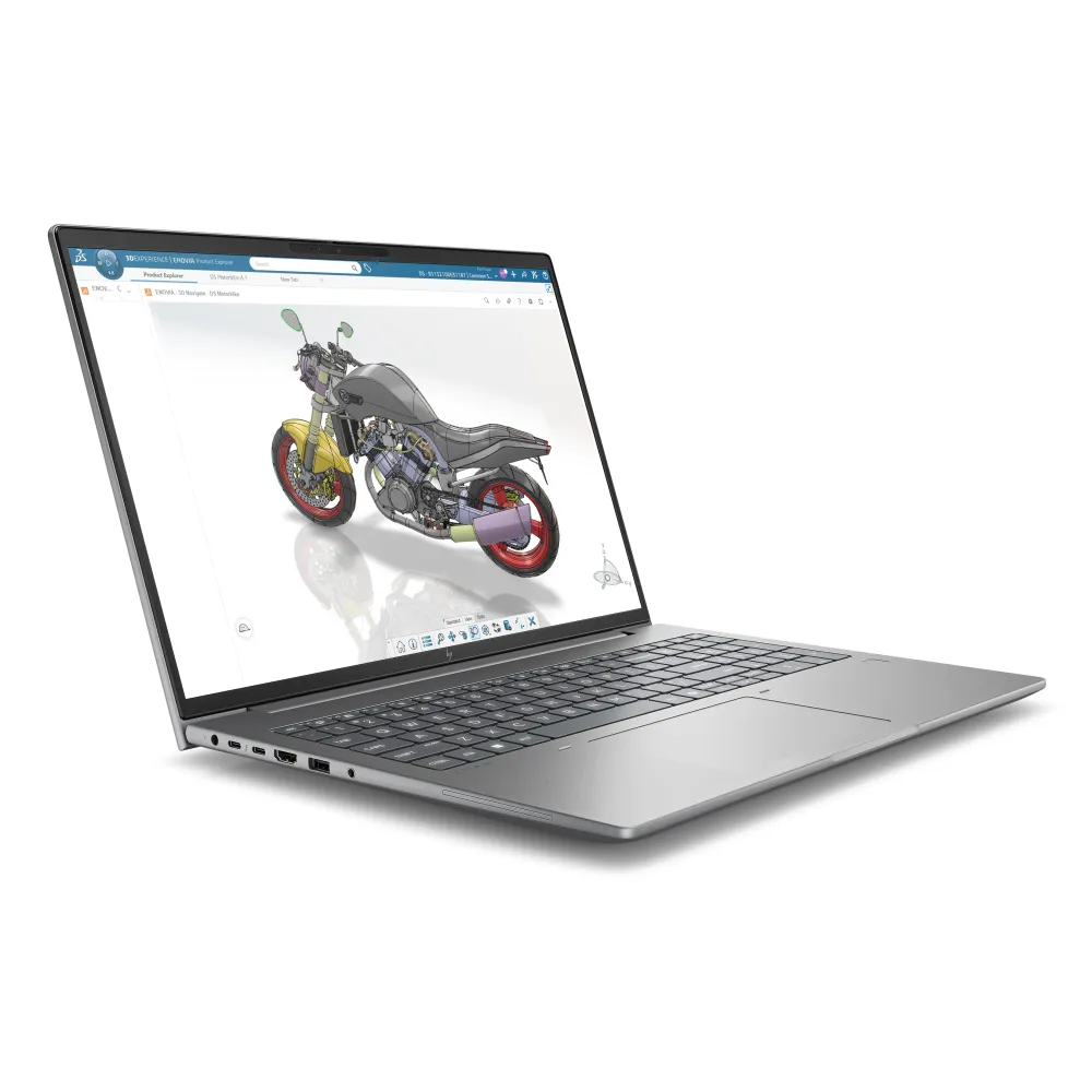 HP ZBook 16 G2i - Display 16" 300N Low Blue Light 60Hz, Intel Core Ultra 7 356H, 32GB RAM DDR5, 1TB SSD, Windows 11 Pro, AI PC, Argento