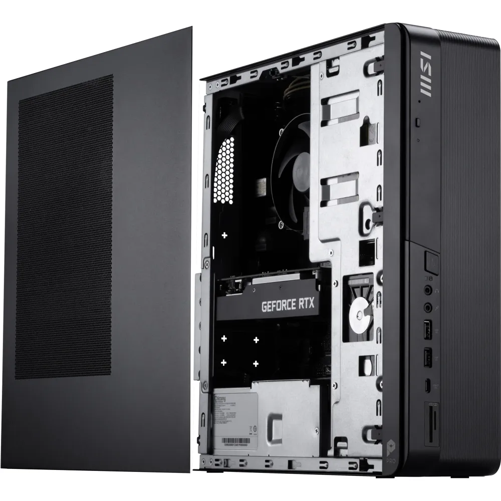 MSI PRO DP80 AI A2TAG - Intel Core Ultra 7 225, 16GB RAM, 1TB SSD, RTX 3050, Windows 11 Pro