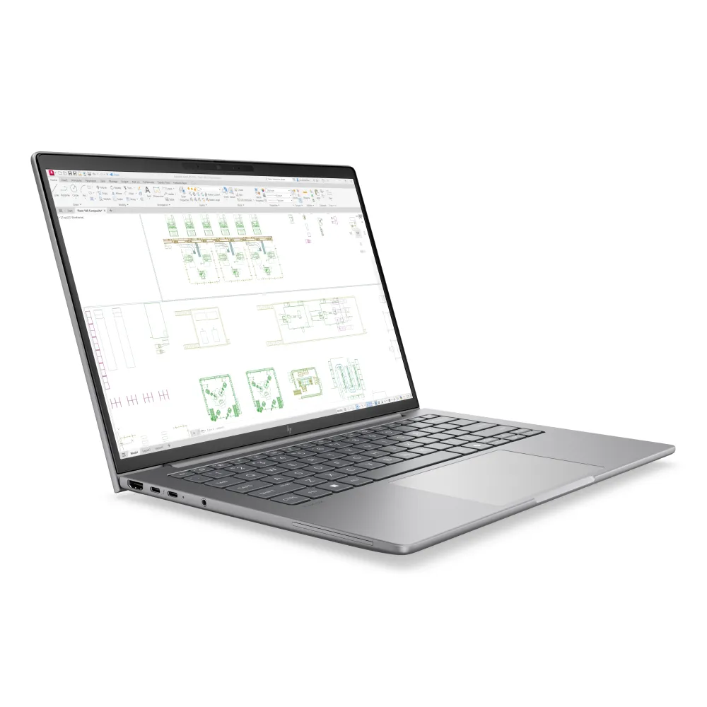 HP ZBook 8 G2i - Display 14" WUXGA, Intel Core Ultra 7 366H, 48GB RAM, 1TB SSD, NVIDIA RTX PRO 500, Windows 11 Pro, AI PC, Argento