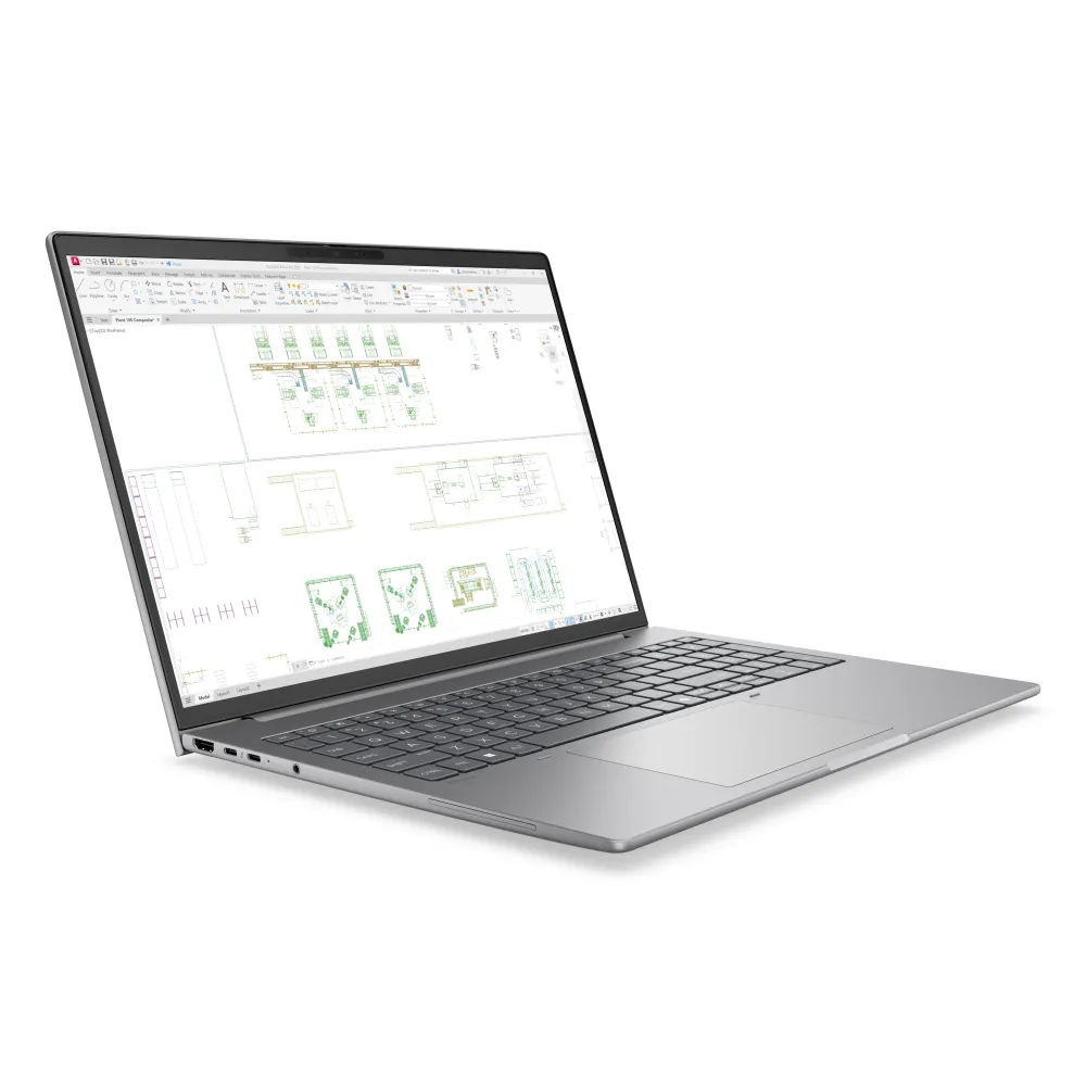 HP ZBook 8 G2i - Display 16" WUXGA, Intel Core Ultra 7 366H, 48GB RAM, 1TB SSD, NVIDIA RTX PRO 500, Windows 11 Pro, AI PC, Argento