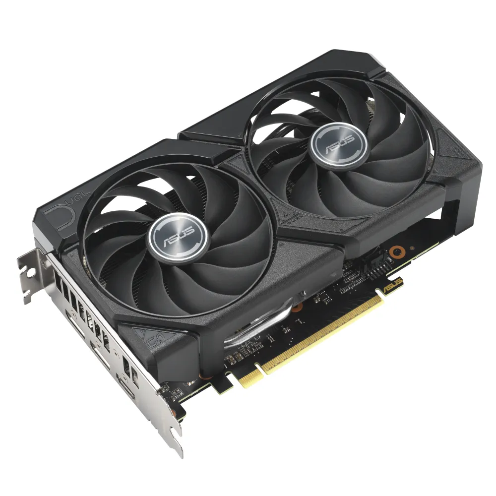 ASUS DUAL-RX9060XT-8G AMD Radeon RX 9060 XT 8 GB GDDR6, 7680 x 4320 Pixel 128 bit 20 Gbit/s PCI Express 5.0, Quantità porte HDMI: 1, DisplayPorts: 2