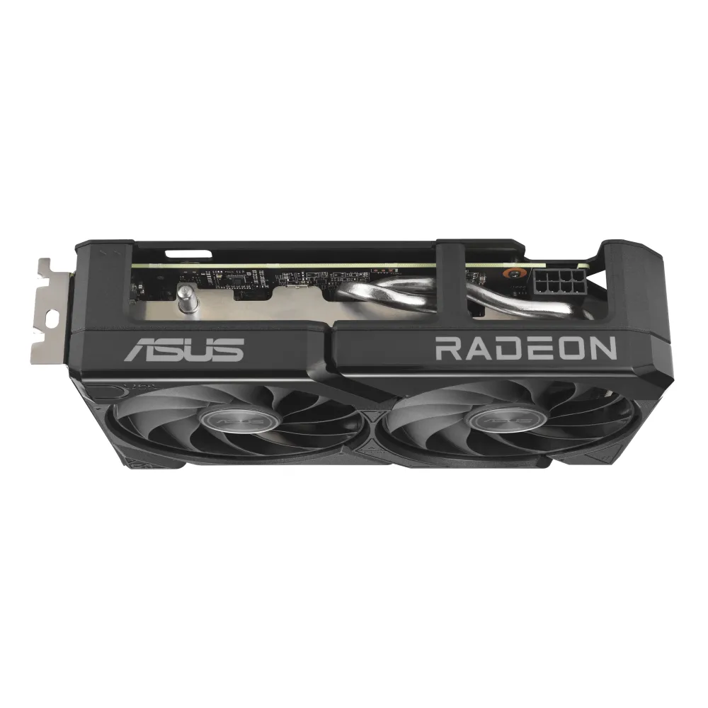 ASUS DUAL-RX9060XT-8G AMD Radeon RX 9060 XT 8 GB GDDR6, 7680 x 4320 Pixel 128 bit 20 Gbit/s PCI Express 5.0, Quantità porte HDMI: 1, DisplayPorts: 2