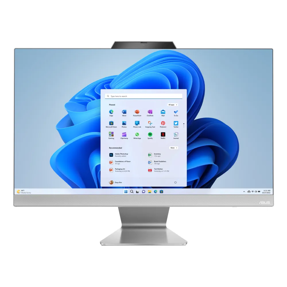 ASUS E3202WVAK-WPB001X Intel® Core™ i5-1335U 54,5 cm (21.4") 1920 x 1080 Pixel PC All-in-one 8 GB DDR5-SDRAM 512 GB SSD Windows 11 Pro Wi-Fi 6 (802.11ax) Bianco
