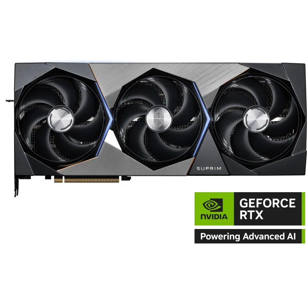 MSI SUPRIM GeForce RTX5080 16G SOC NVIDIA GeForce RTX 5080 16 GB GDDR7, 7680 x 4320 Pixel 256 bit PCI Express x16 5.0, Quantità porte HDMI: 1, DisplayPorts: 3
