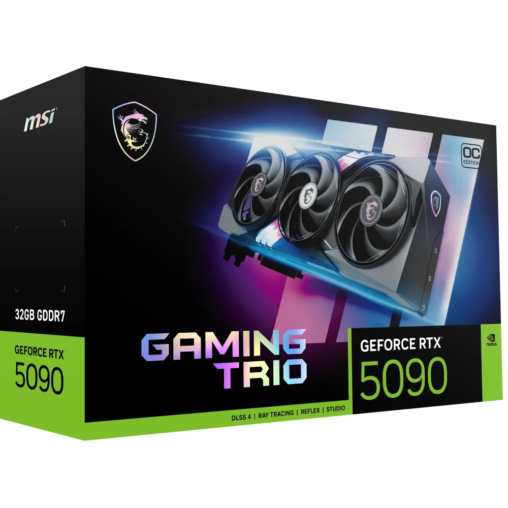 MSI GAMING GeForce RTX5090 TRIO OC 32GB NVIDIA GeForce RTX 5090 GDDR7
