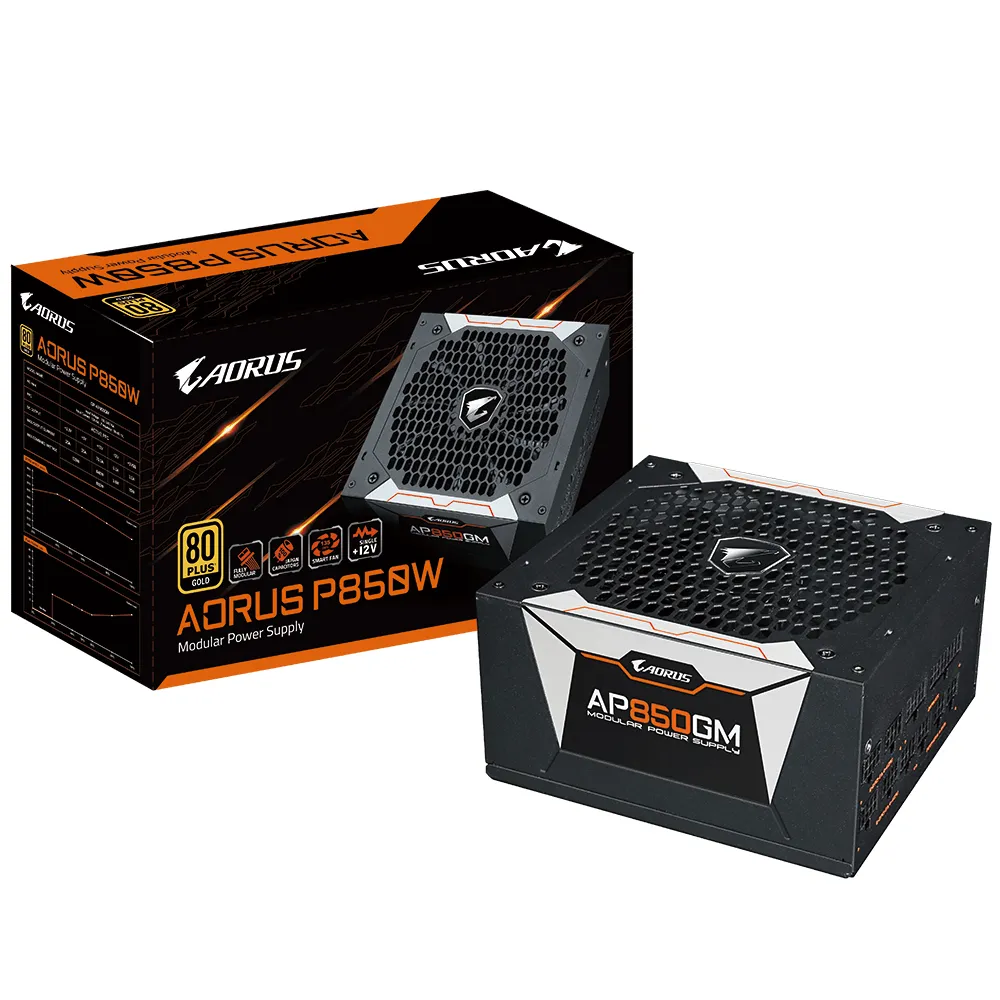 GIGABYTE GP-AP850GM Alimentatore 850W ATX 80 PLUS Gold Nero