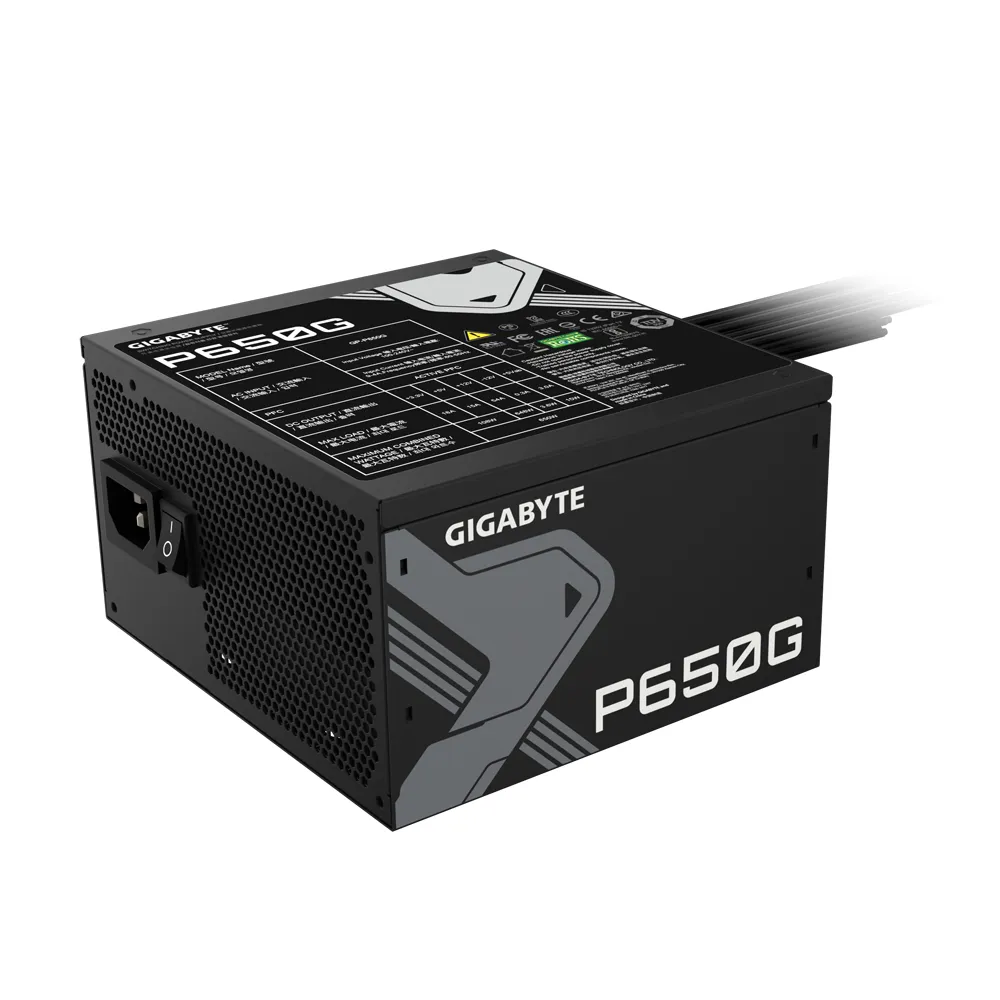 GIGABYTE GP-P650G Alimentatore 650W ATX 80 PLUS Bronze Nero