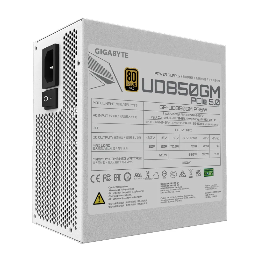 Gigabyte GP-UD850GM PG5 alimentatore per computer 850 W 20+4 pin ATX