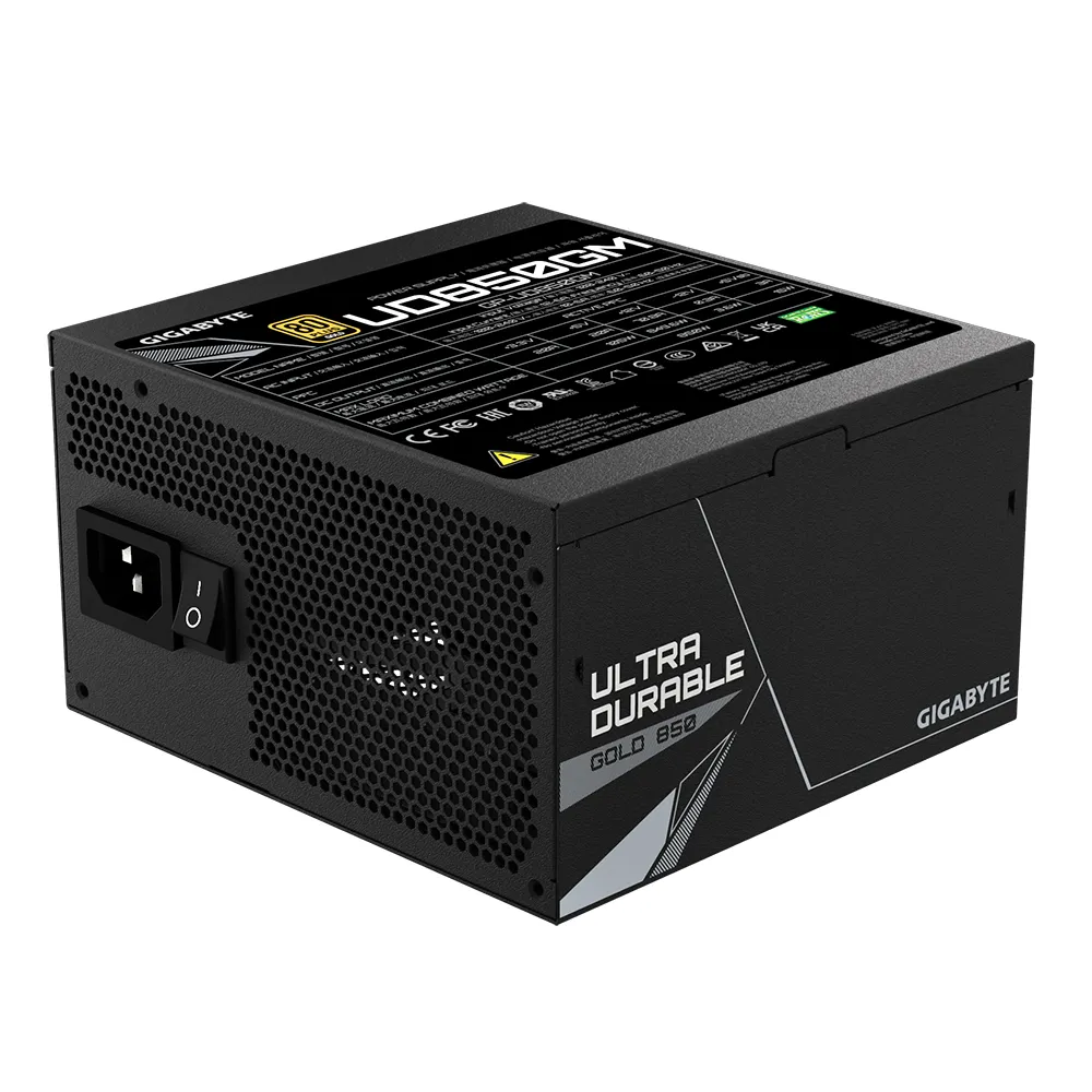 GIGABYTE UD850GM Alimentatore 850W ATX 80 PLUS Gold Nero