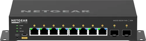 NETGEAR GSM4210PX-100EUS switch di rete Gestito L2/L3 Gigabit Ethernet (10/100/1000) Supporto Power over Ethernet (PoE) Nero