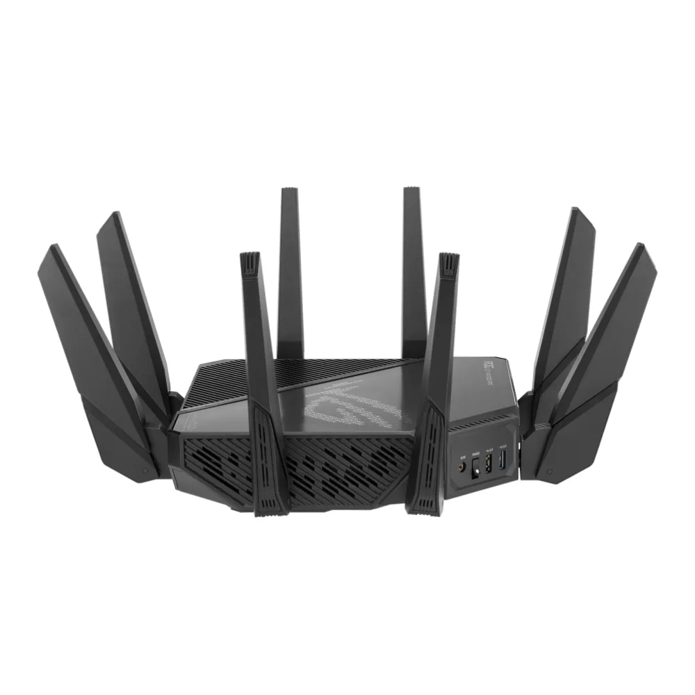 ASUS ROG Rapture GT-AX11000 Pro router wireless Gigabit Ethernet Banda tripla (2.4 GHz/5 GHz/5 GHz) Nero