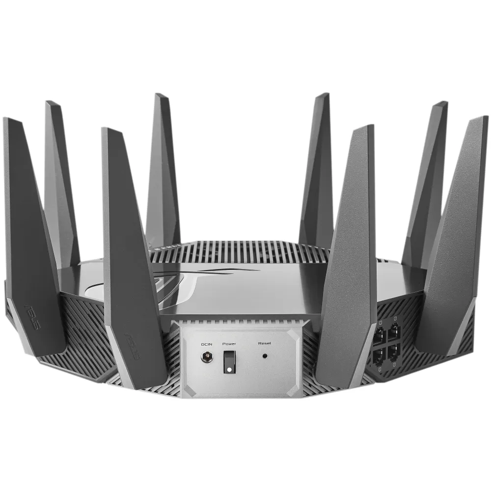 ASUS GT-AXE11000 router wireless Gigabit Ethernet Tri-band (2,4 GHz/5 GHz/6 GHz) Nero