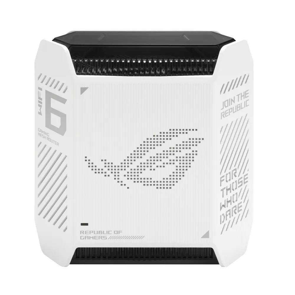 ASUS ROG Rapture GT6 Banda tripla (2.4 GHz/5 GHz/5 GHz) Wi-Fi 6 (802.11ax) Bianco 4 Interno