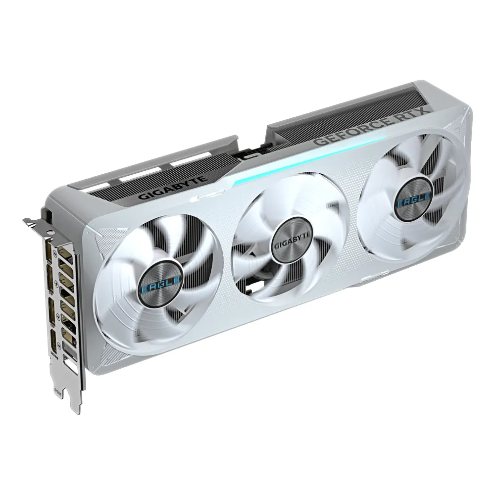 GIGABYTE GeForce RTX 5070 EAGLE OC ICE SFF 12G Scheda Grafica - 12GB GDDR7, 192 bit, PCI-E 5.0, 2587 MHz Core Clock, 3 x DP 2.1a, 1 x HDMI 2.1b, NVIDIA DLSS 4, GV-N5070EAGLEOC ICE-12GD