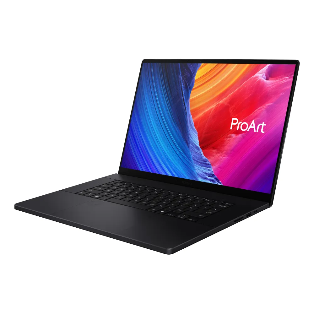 ASUS ProArt P16 H7606WI-ME012X AMD Ryzen AI 9 HX 370 Notebook 40,6 cm (16") Touch screen WQUXGA 64 GB LPDDR5x-SDRAM 2 TB SSD NVIDIA GeForce RTX 4070 Wi-Fi 7 (802.11be) Windows 11 Pro Nero