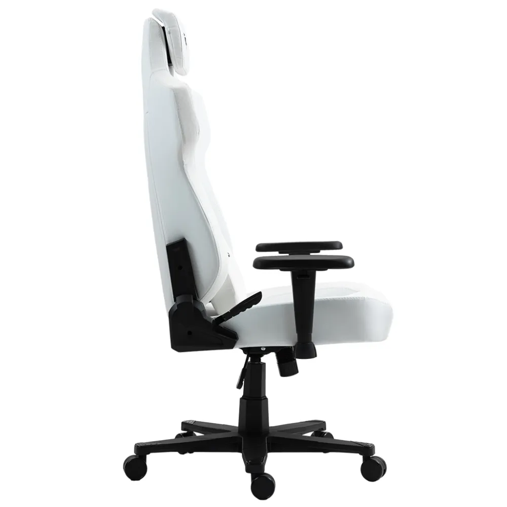 itek SHUTTLE PM66 White - Sedia Gaming in PVC e Tessuto, Braccioli 3D