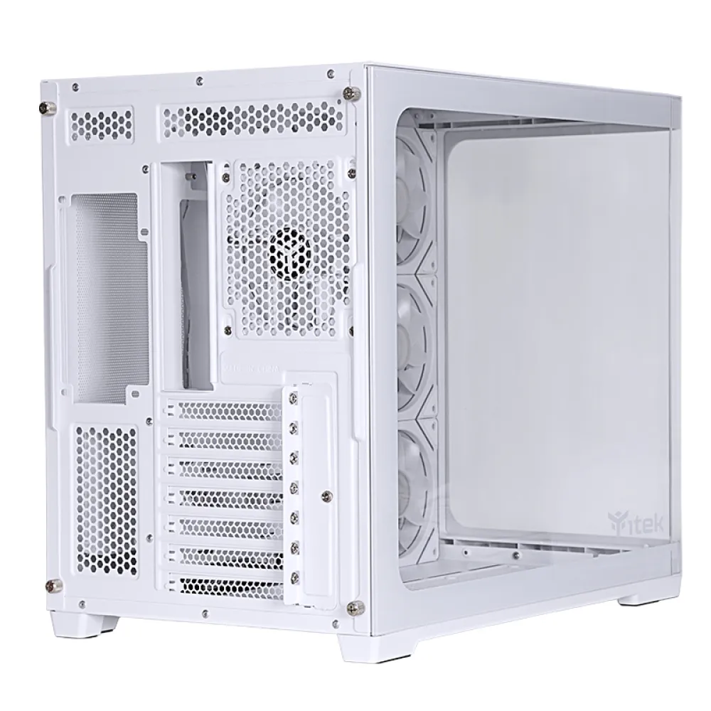 itek DARK CAVE CURVED Tower Bianco