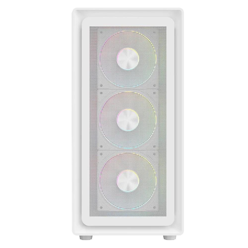 itek MESHCORE 36W White - Case ATX, Pannello Mesh, 4 Ventole ARGB, USB-C