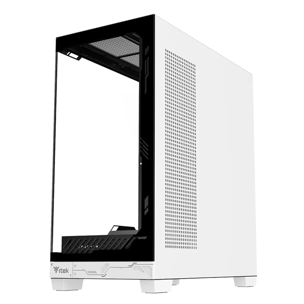 Case itek NEBRALUX 01 - Gaming Tower- ATX- 4x12cm ARGB fan- 2xUSB3- Type-C- Darker Temp Glass Side & Front Panel