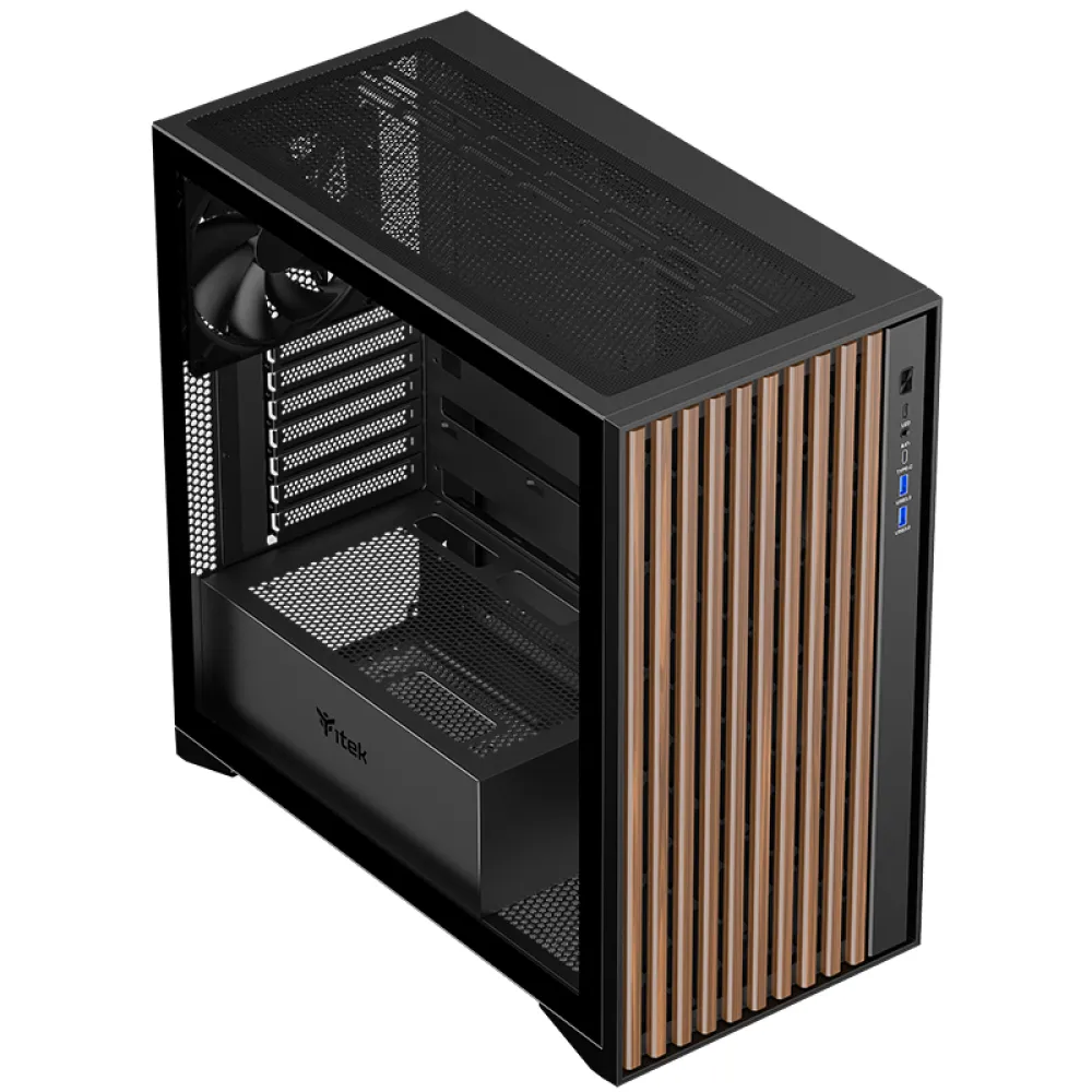 itek WOODY Tower Nero