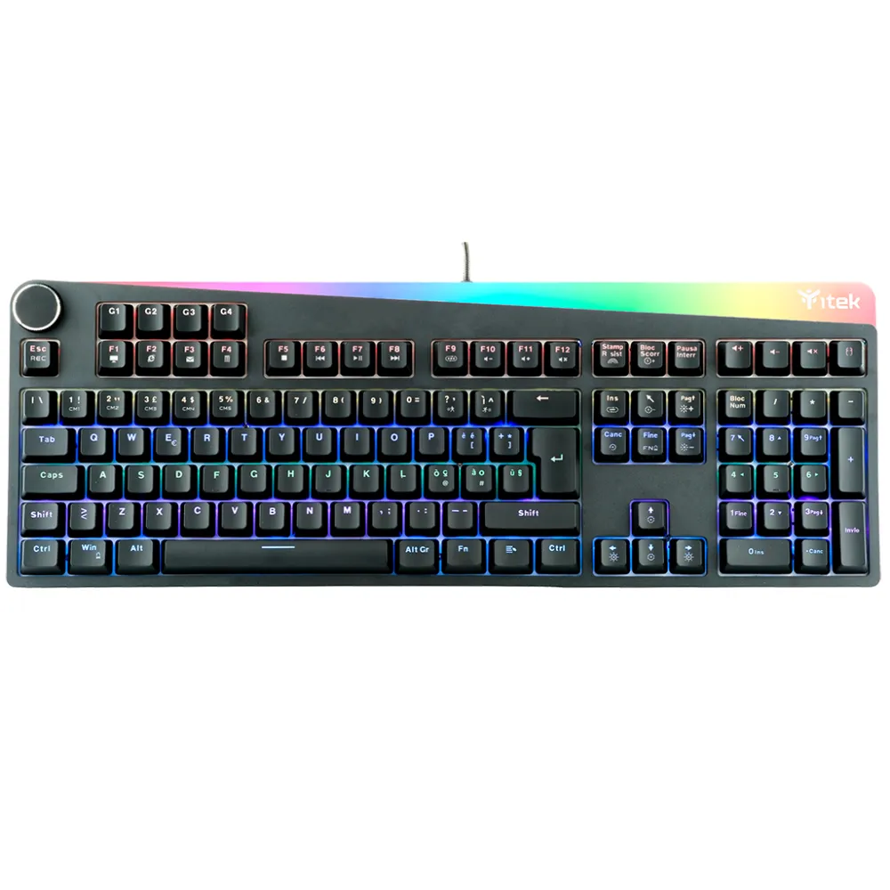 itek X31 tastiera Gaming USB Italiano Nero