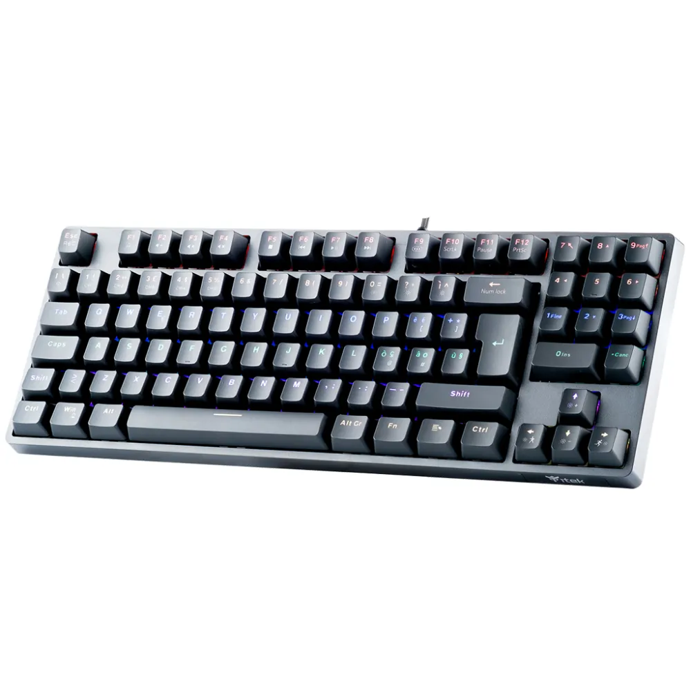 itek X50 tastiera Gaming USB Italiano Nero