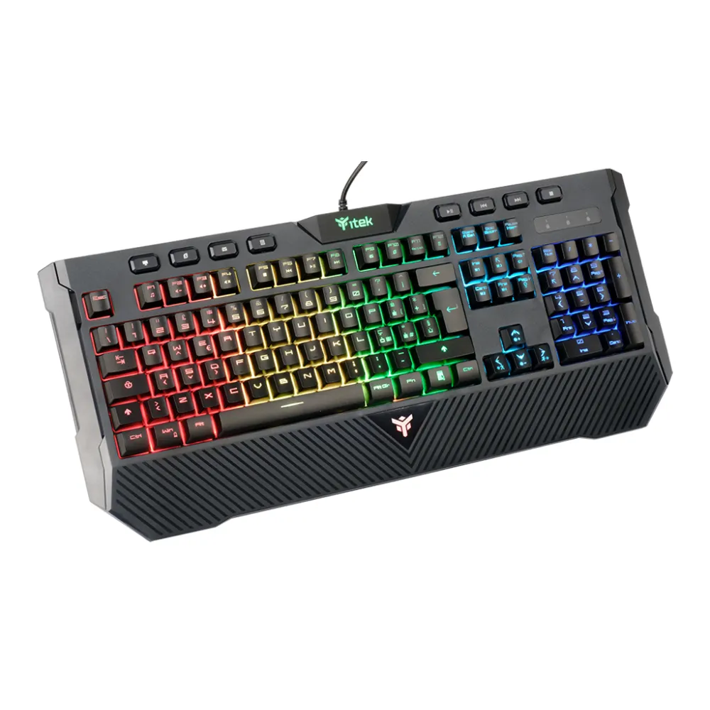 itek Q11 tastiera Gaming USB Italiano Nero