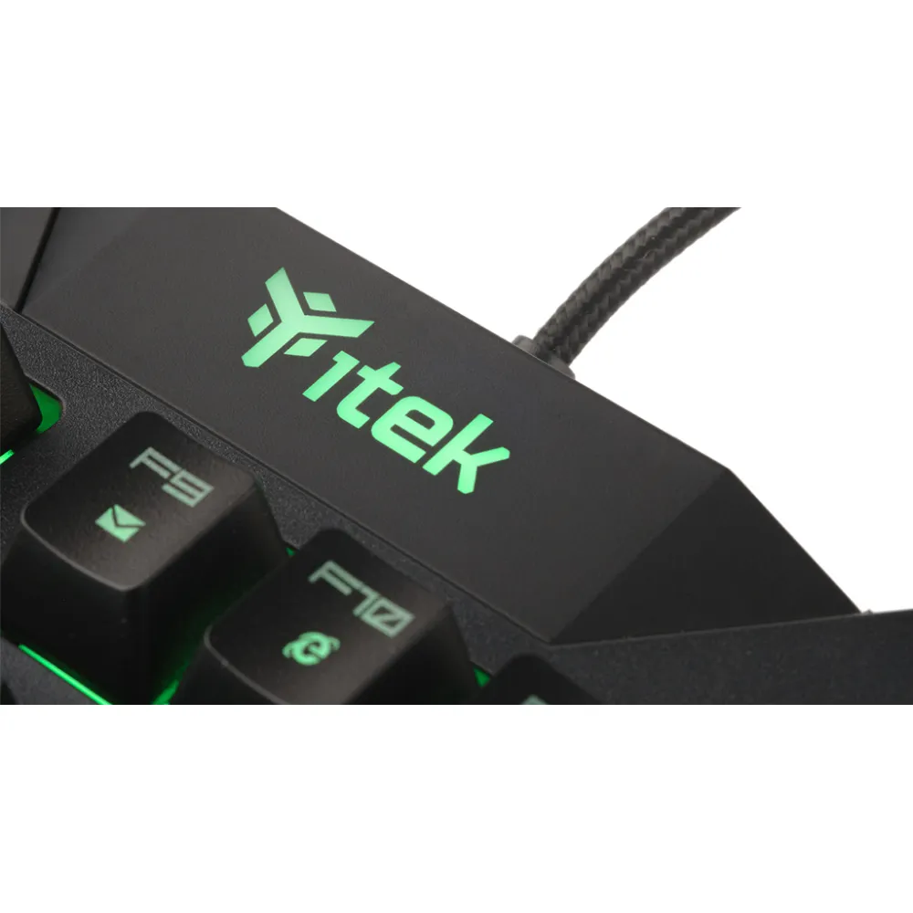 itek Q11 tastiera Gaming USB Italiano Nero