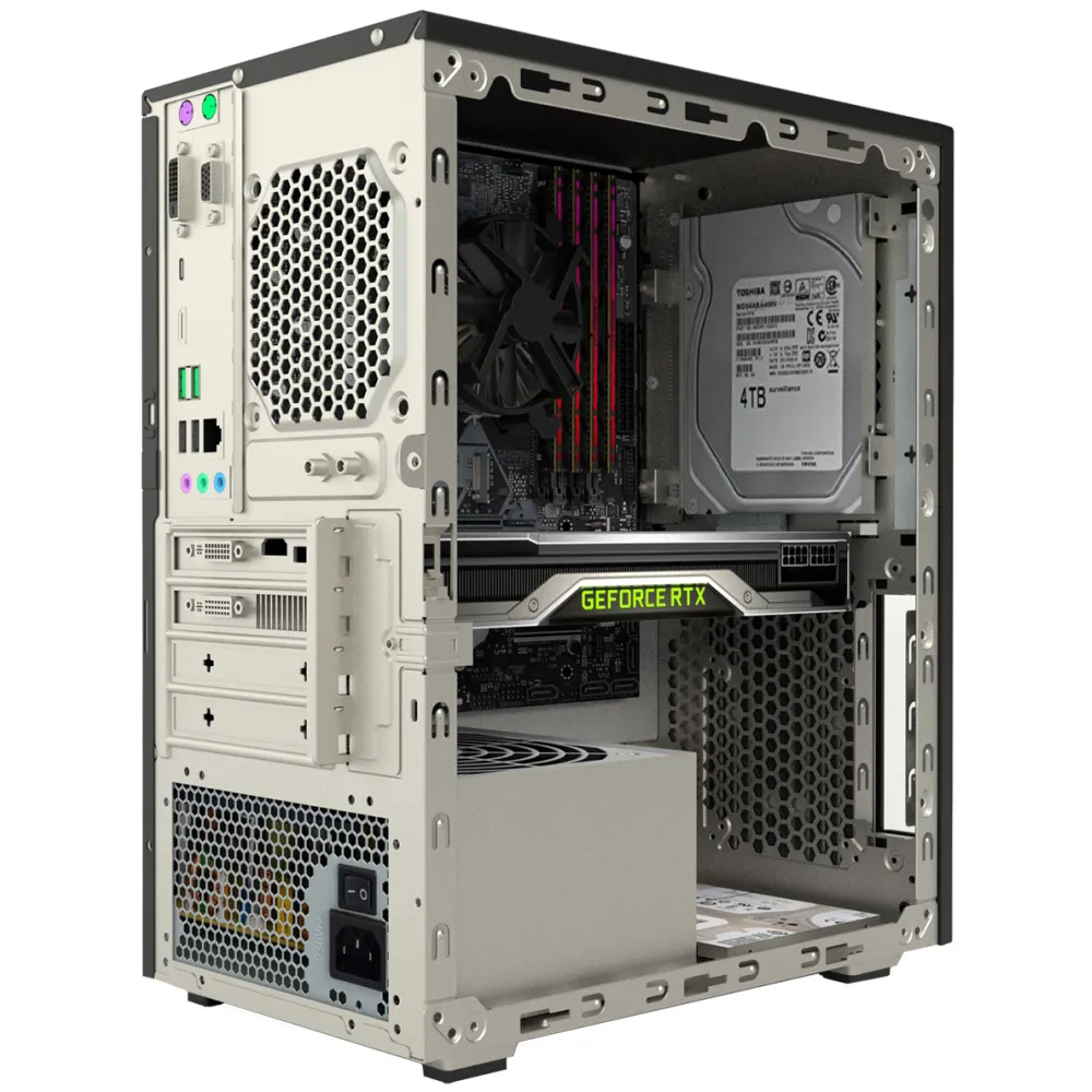 itek SMALLCOM-P Mini Tower Nero