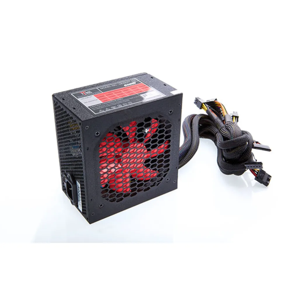 itek DESERT 650 Alimentatore 650W ATX Nero, Rosso