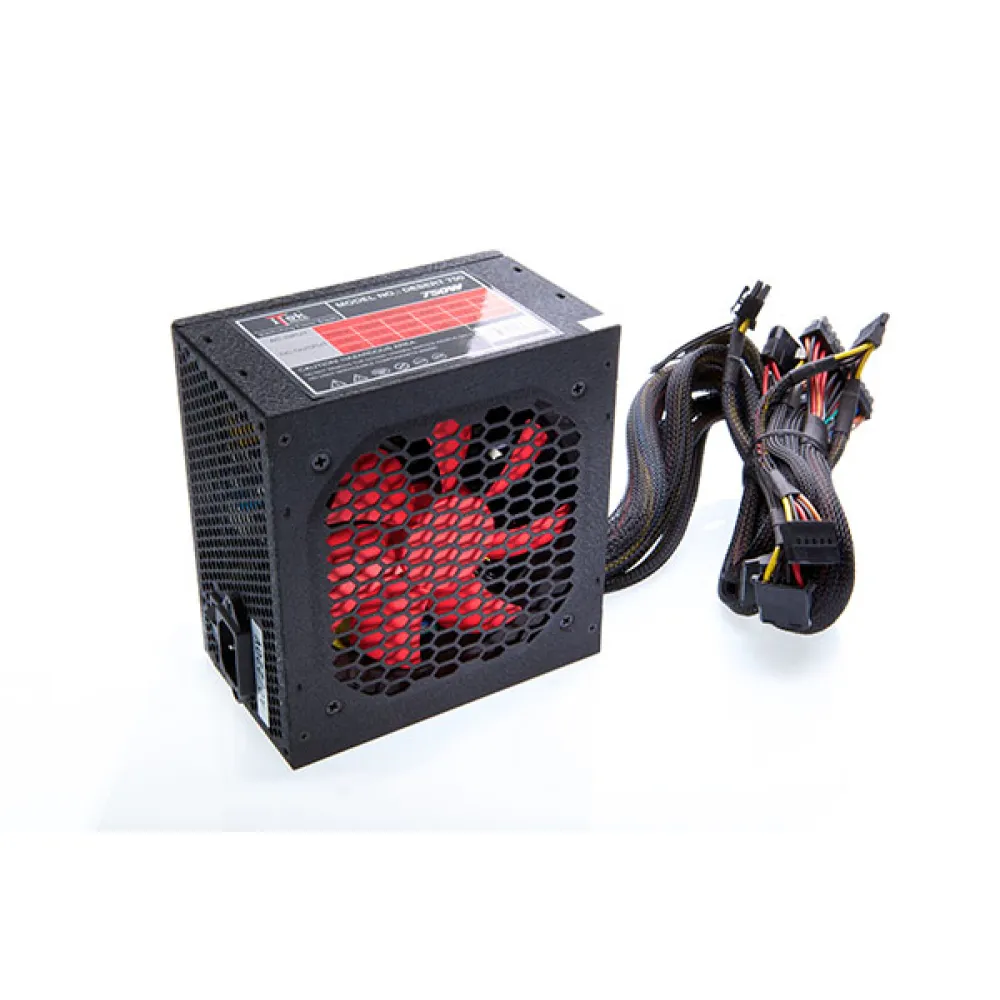 itek DESERT 750 Alimentatore 750W ATX Nero, Rosso
