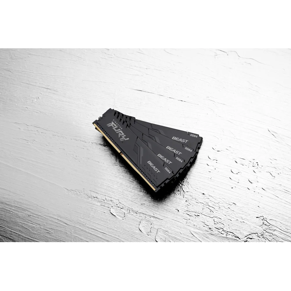 Kingston Technology FURY Beast 32GB 3600MT/s DDR4 CL18 DIMM (Kit da 2) Black
