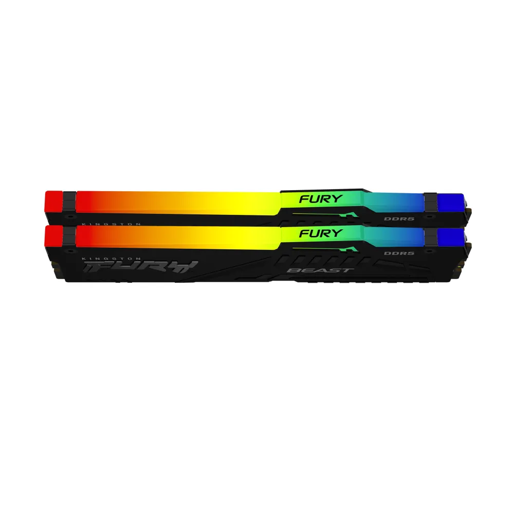 Kingston Technology FURY Beast RGB Ram DDR5 32GB 2X16GB 5600MHz CL40