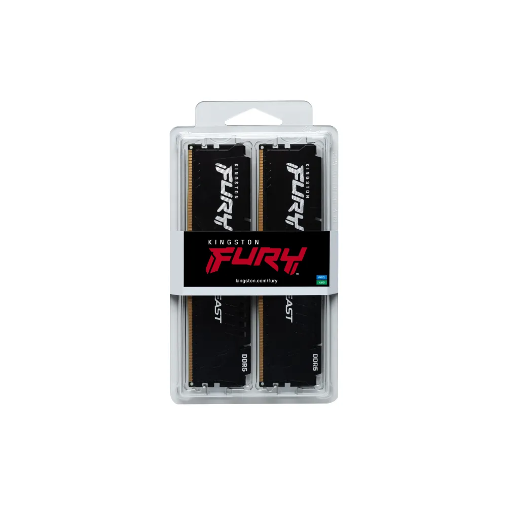 Kingston Technology FURY Beast Black EXPO Ram DDR5 64GB 2X32GB 6000MHz DDR5 CL36