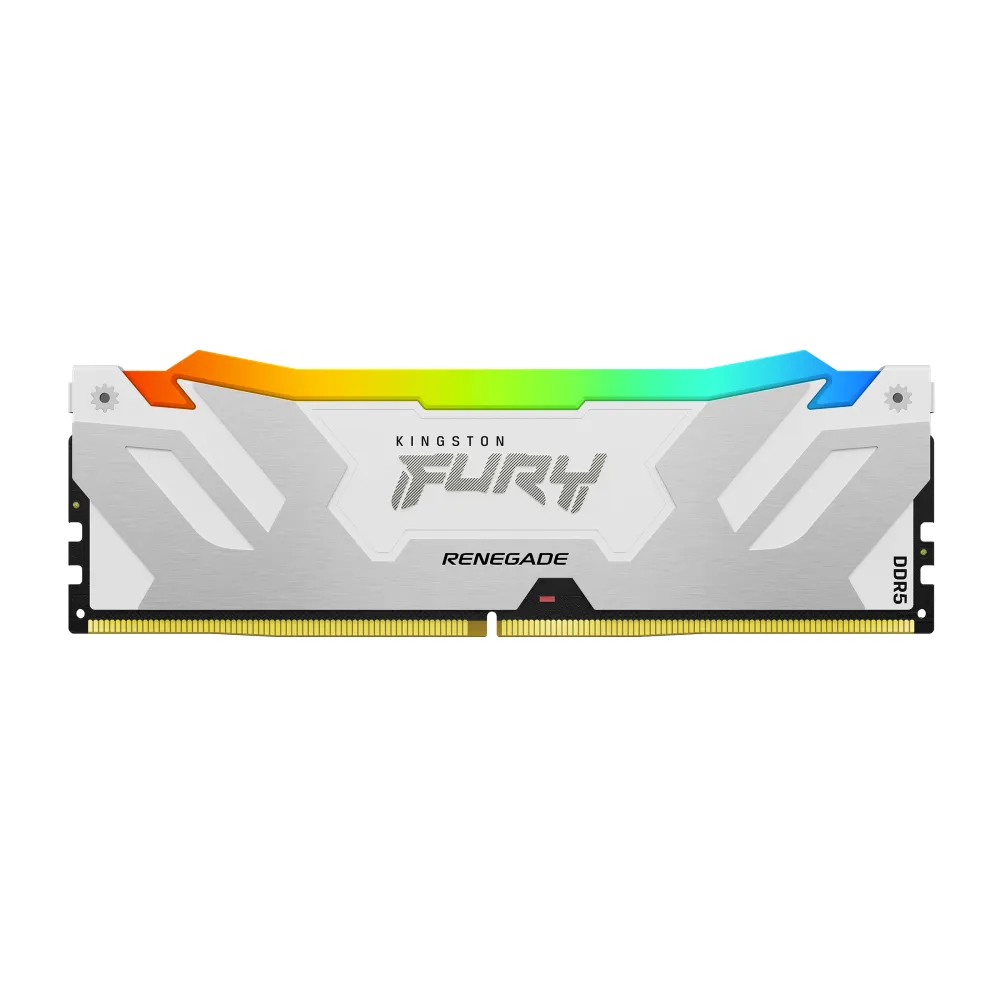 Kingston Technology FURY 32GB 7200MT/s DDR5 CL38 DIMM (Kit da 2) Renegade RGB Bianco XMP