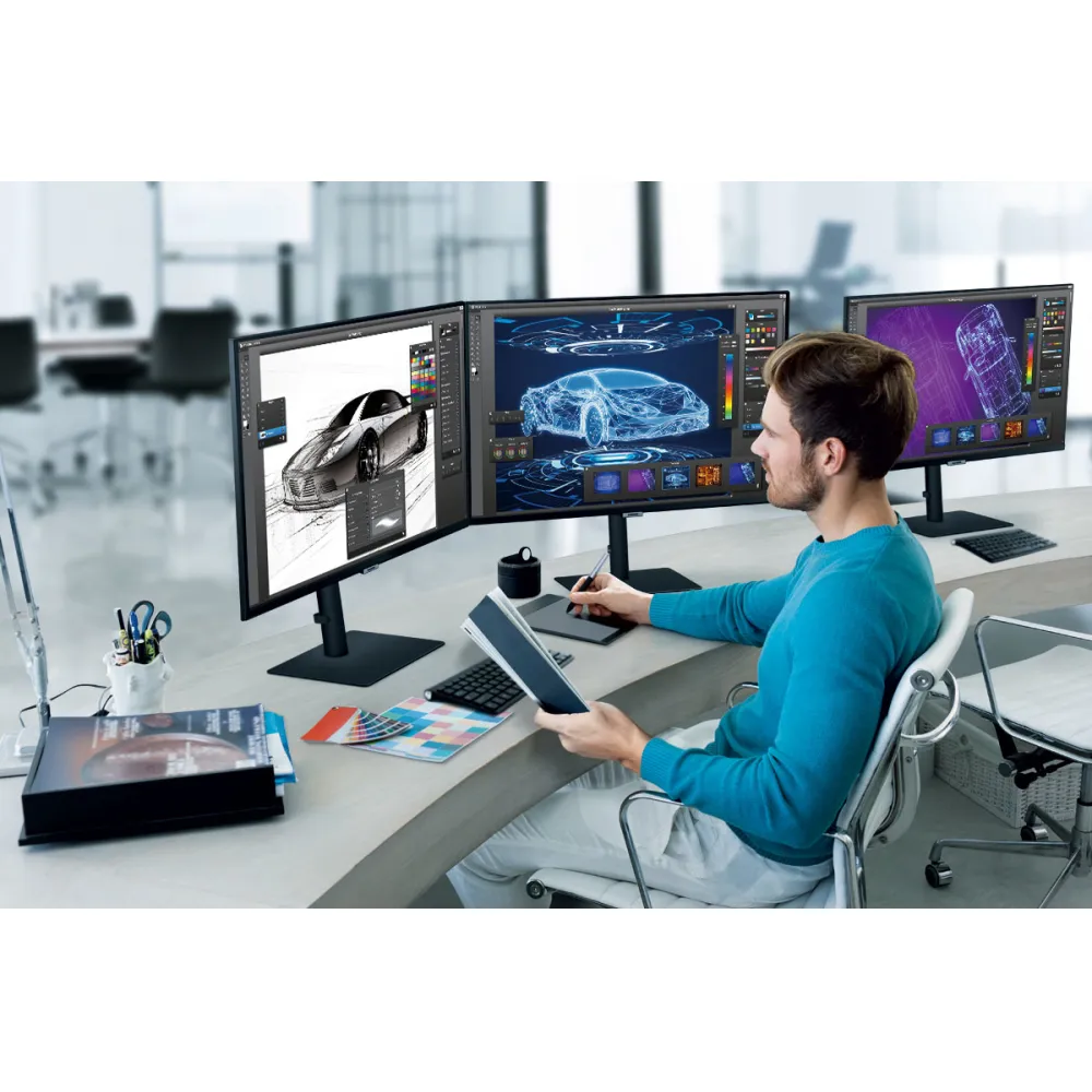 Samsung LS27B800PXU Monitor PC 68,6 cm (27") 3840 x 2160 Pixel 4K Ultra HD LCD Nero