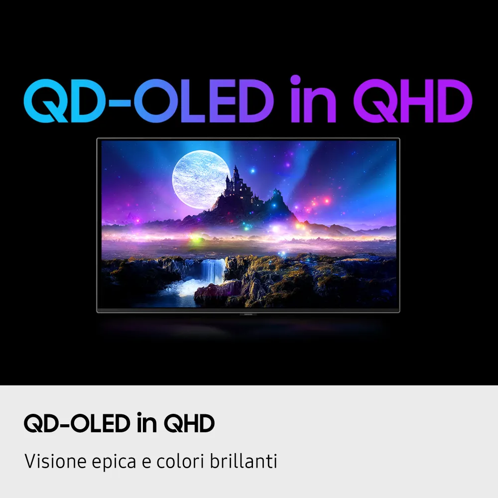 Samsung Odyssey OLED G6 (G60SF) 27" QHD 500Hz 0.03ms Pivot Hub USB