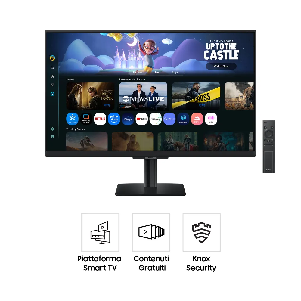 Samsung Smart Monitor M5 (M50F) 27" Full HD 60Hz IPS Speaker Hub USB
